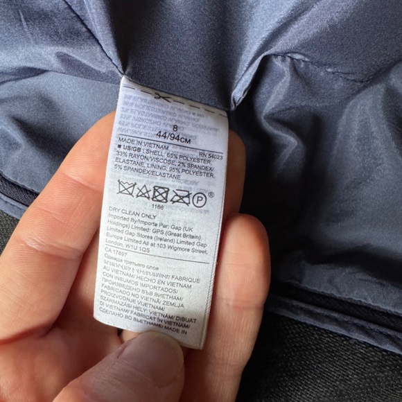 Classic preppy navy blue blazer - Banana Republic - Picture 8 of 8